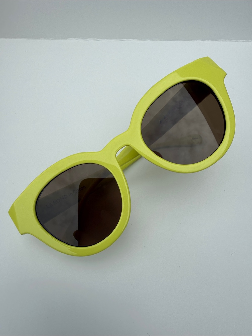 APERÇU Le Rond - Lime Green Sunglasses